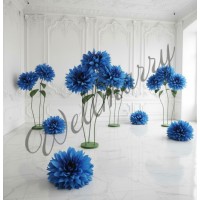 Ростовой цветок из бумаги "Василёк" (цвет любой по договоренности)